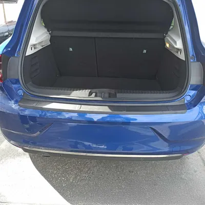 Image de Protection du seuil de chargement Protection du pare-chocs pour Renault Clio 2019-2023 Noir mat ABS