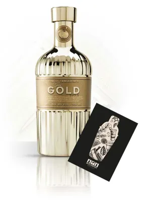 Produktbild von Gin Gold 999.9 0,7L (40% Vol) Finest Tangerines Gin Gold - [Enthält Sulfite]