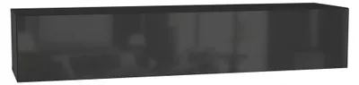 Produktbild von raumhirsch HÄNGESCHRANK Schwarz, Schwarz Hochglanz 40/126/29