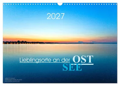 Produktbild von Lieblingsorte an der Ostsee (Wandkalender 2027 DIN A3 quer), CALVENDO Monatskalender