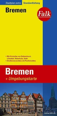Produktbild von Falk Stadtplan Extra Standardfaltung Bremen mit Umgebungskarte