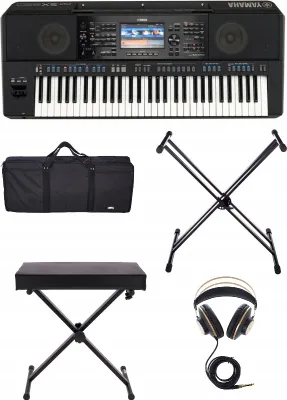 Zdjęcie produktu dla Zestaw Yamaha PSR-SX920 Keyboard 61 klawiszy Słuchawki i Akcesoria 2024