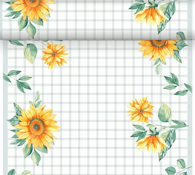 Produktbild von Duni Dunicel Tischläufer Sunflower day 0,4x24m