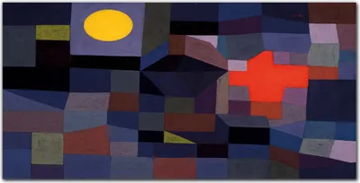 Produktbild von Coloray Bild aus Leinwand 100x50 Leinwand Dekoration - Das Feuer der Fülle des Mondes