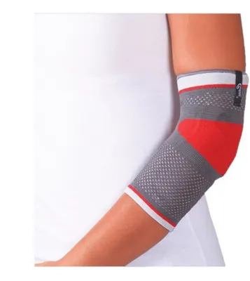 Produktbild von Ellbogenbandage Kompressions Bandage Premium mit Massage-Pelotte und Kompressionswirkung, Kostenerstattung Krankenkasse, Hilfsmittel.Nr. MSKB535-XL