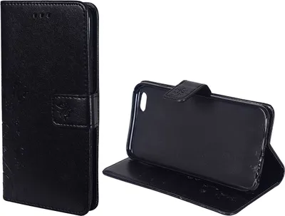 Productafbeelding van Beschermhoes met bloemenprint voor Apple iPhone 6 / 6s, zwart