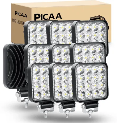 Obrázok produktu pre LED pracovné svetlo 12V/24V, 10 kusov, 48W, mini reflektor do terénu