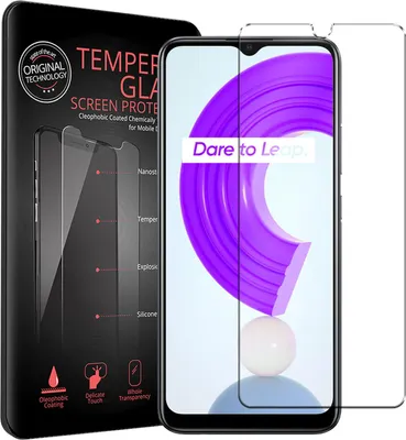 Produktbild von 2x Schutzfolie für Realme C31 Handyfolie Panzer Schutz Glas Folie Displayschutz