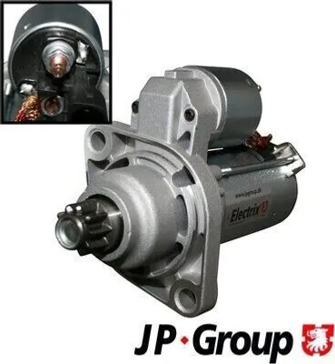 Produktbild von JP GROUP 1190303900 Starter Anlasser 1,1kW für VW GOLF VI (5K1) 12V