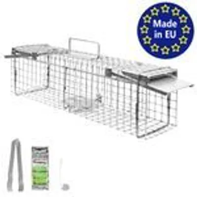 Produktbild von Živá pasca na potkany živá pasca na kuny živá pasca na kuny živá pasca na potkany živá pasca na králiky 65 cm živá pasca 2 vstupy premiestnenie králika Petigi