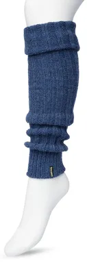 Produktbild von Bonnie Doon Beinstulpen Blau Uni Einheitsgröße - Damen und Herren - Stulpen - Beinstulpen - Grobstrick - Wolle - 1 Paar - Warm - Bequem - Jeansblau meliert - Blaumeliert - Modeaccessoire - BE021766.253