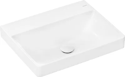 Produktbild von hansgrohe Xelu Q Aufsatzwaschtisch, ohne Überlauf, geschliffen, 600x480mm, Weiß, 61019450