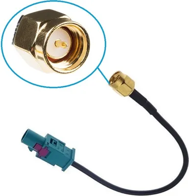 Produktbild von Fakra to SMA GSM GPS DAB DVB-T Antennen Adapter Cable
