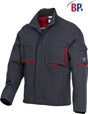 Produktbild von BP® Arbeitsjacke - anthrazit/rot - 56/58l