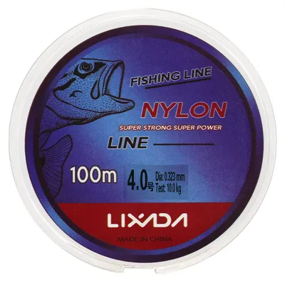 Produktbild von Lixada 100 m Angelschnur, transparent, weiß, dünn, leicht zu werfen, für Süß- und Salzwasser
