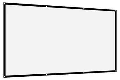 Image de Écran de projection portable - 120 pouces, format 16:9 - Pliable et anti-froissement