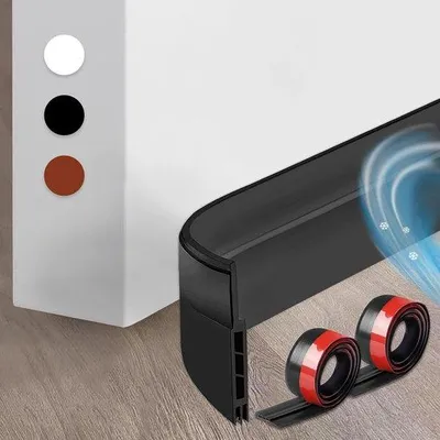 Immagine prodotto di Protezione acustica e termica da 100 cm, confezione da 2 pezzi, nero, silicone