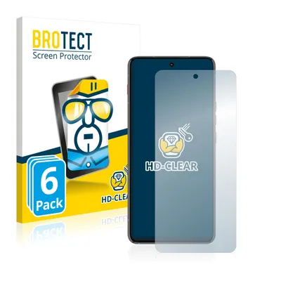 Produktbild von 6x Für Motorola ThinkPhone Schutzfolie BROTECT Displayschutz Display Schutz Folie Klar Transparent