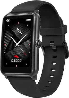 Immagine prodotto di BlitzWolf BW-AH2 Smartwatch Monitoraggio Salute Musica Cronometro Frequenza Cardiaca con Cinturino in Silicone Nero