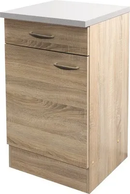 Produktbild von Kuchynská skrinka dolná s dvierkami Flex Well Oslo šírka 50 cm sonoma dub