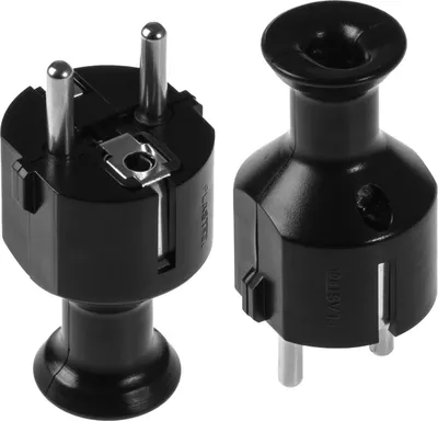 Produktbild von Awtools Winkelstecker Wt-40 Schwarz 10Ste.