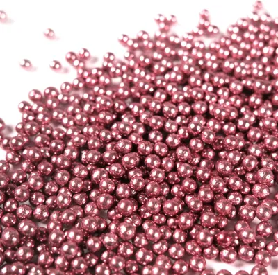 Produktbild von Streuselheld Zuckerperlen Pink Metallic 120g Feine Zuckerperlen für Torten, Muffins & Gebäckdekoration