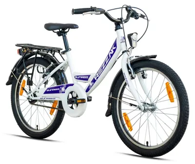 Produktbild von 20 Zoll Kinderfahrrad Mädchen Rad mit Rücktrittbremse RH 33 Lila Neu -054