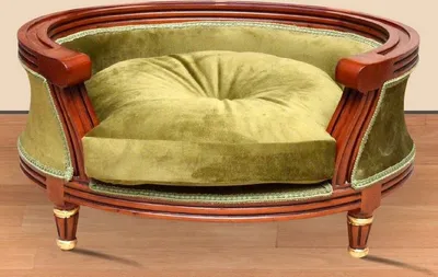 Produktbild von Casa Padrino Barock Hundebett Royal Grün / Braun / Gold - Barock Hundemöbel - Barock Tiermöbel - Möbel im Barockstil