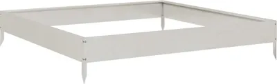 Produktbild von vidaXL Hochbeet 100x100x18,5 cm Edelstahl