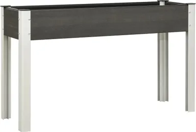 Produktbild von Garten-Hochbeet Grau 120x40x75 cm WPC