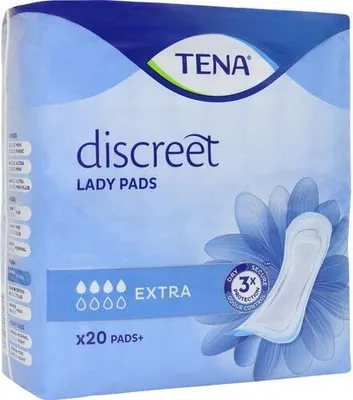 Zdjęcie produktu dla Tena Lady Discreet wkładki dla nietrzymających moczu extra 20 szt