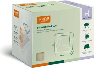 Produktbild von Siena Garden Strandkorbhülle 150 cm 150 x 105 x 165/145 Schutzhülle Abdeckung