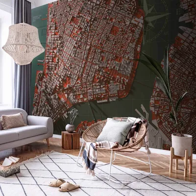 Produktbild von Vlies Fototapete - Let's Meet In Manhattan 250x175 cm Karten k-A-0483-a-a