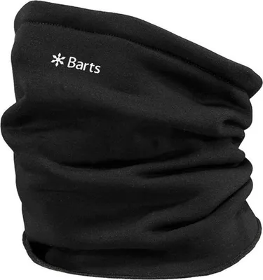 Image de Écharpe tube unie BARTS - Powerstretch Col, logo, taille unique, couleur unie noir