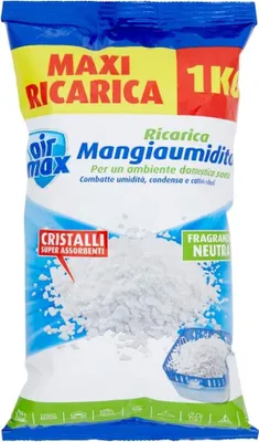 Image de Airmax D0731, Absorbeur (recharge), Cristaux, Absorbeur d'humidité, Multicolore, Salle de bain, 1 pièce