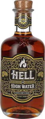 Produktbild von Come Hell or High Water RESERVA Honey & Orange Spirit Drink 40% Vol. 0,7l