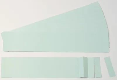 Produktbild von Einsteckkarten für 15mm Einsteckschiene 70x12mm hellblau VE=220 Stück