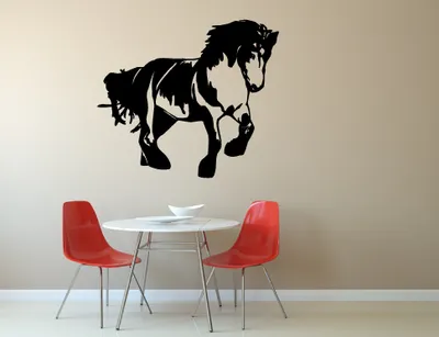 Produktbild von Wandtattoo - Pferd - Kaltblut - Kaltblüter - Kaltblutpferd - Wandaufkleber