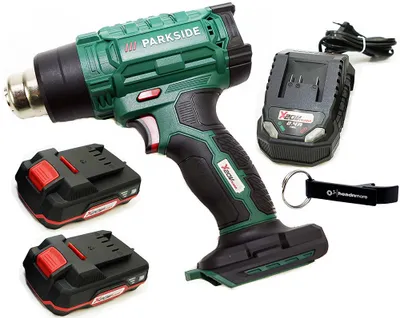 Immagine prodotto di PARKSIDE® Pistola ad aria calda a batteria 20 V PHLGA 20-Li / incl. 2 batterie (2 Ah) e caricabatterie (2,4 A)