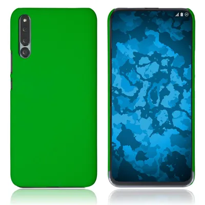 Produktbild von PhoneNatic Case kompatibel mit Huawei Honor Magic 2 - Hülle grün gummiert Hard-case Cover