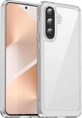 Obrázok produktu pre Pre Samsung Galaxy A57 5G Farebné TPU / akrylové hybridné ochranné puzdro Transparentné