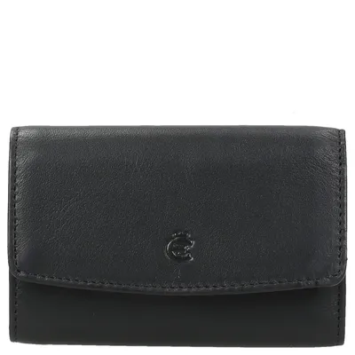 Produktbild von Esquire Leder Schlüsselmäppchen Logo Key Case Black schwarz