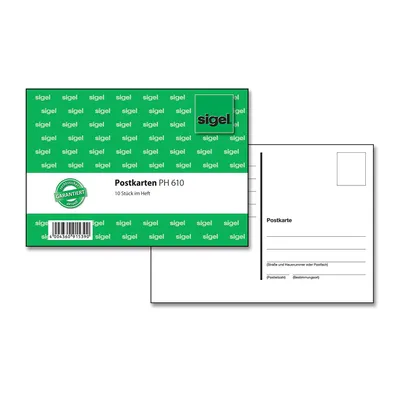 Immagine prodotto di SIGEL PH610 Libretto di cartoline, A6 , 10 fogli