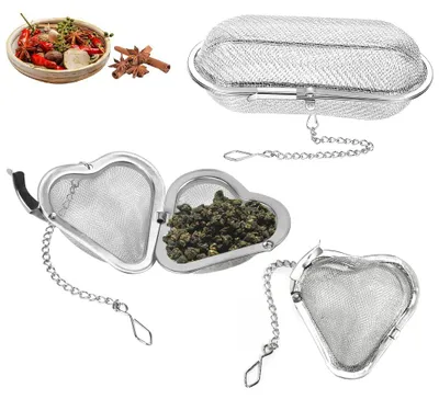 Kruidenfilterset aus Edelstahl 304, 3-teilig, feinmaschig
