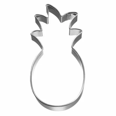 Produktbild von Birkmann Ausstechform Ananas, Ausstecher, Plätzchenform, Keks, Plätzchen, Edelstahl, 7 cm, 197503