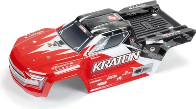 Produktbild von Arrma Karosserie rot/schwarz: Kraton 4x4