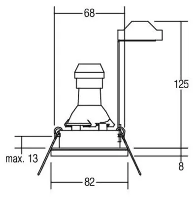 Zdjęcie produktu dla Brumberg 36149070, IP65, Biały