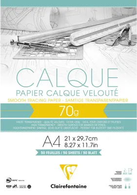 Produktbild von Clairefontaine 96500C, 50 Blätter
