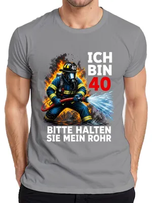 Obrázek produktu pro Tričko s nápisem "Jsem 40. Prosím, respektujte můj věk. Sarkasmus. Humor. Pánské tričko, šedé, velikost XL."
