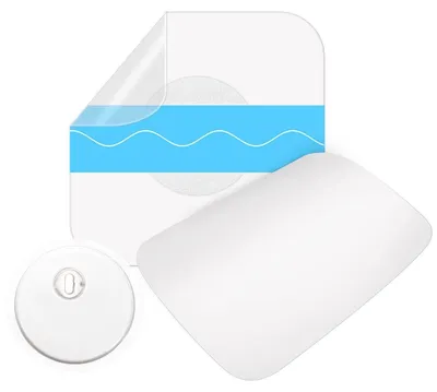 Produktbild von Freestyle Libre 3 & 3 Plus Pflaster, 55 Stück, transparent, wasserfest, hautfreundlich